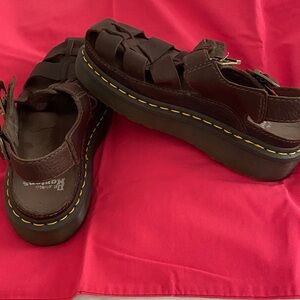 Dr. Martens Dark Brown Leather Sandals